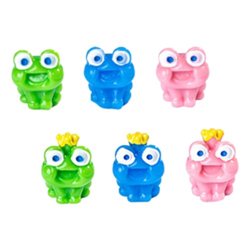 CIYODO 6 Stück Miniatur Frosch Figuren Kreative DIY Deko Resin für Märchengärten Miniaturlandschaften und Aquarien Vielseitige Dekoration für Zuhause und Spielzeughäuser CIYODO 6 Stück Miniatur Frosch Figuren Kreative DIY Deko Resin für Märchengärten Miniaturlandschaften und Aquarien Vielseitige Dekoration für Zuhause und Spielzeughäuser von CIYODO