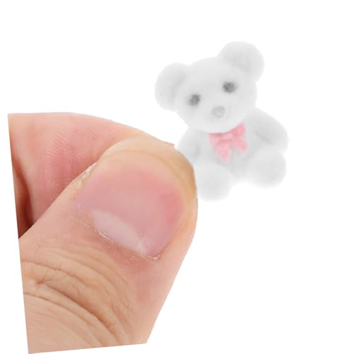 CIYODO 6 Stück Miniatur Plüschbären Weiß Mini Flockbärchen Dekoration Hochzeit Party Mitgebsel Kuscheltier Geschenkidee Charm DIY Zubehör CIYODO 6 Stück Miniatur Plüschbären Weiß Mini Flockbärchen Dekoration Hochzeit Party Mitgebsel Kuscheltier Geschenkidee Charm DIY Zubehör von CIYODO