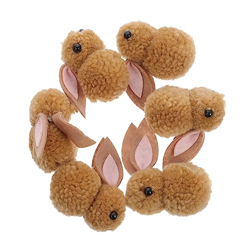 CIYODO 6 Stück Niedliche Plüsch Weihnachtskaninchen Puppen Charmante Dekoration für Weihnachtsbaum und Festlichkeiten Festliche und Fotografie CIYODO 6 Stück Niedliche Plüsch Weihnachtskaninchen Puppen Charmante Dekoration für Weihnachtsbaum und Festlichkeiten Festliche und Fotografie von CIYODO