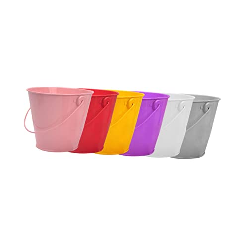 CIYODO 6 Stück Partybevorzugungseimer schreibtisch dekoration hochzeitsdeko hochzeitsdeco decor Mini Eiskübel Süßigkeitenbehälter Geschenkeimer für Partygeschenke Mini-Süßigkeiten-Eimer CIYODO 6 Stück Partybevorzugungseimer schreibtisch dekoration hochzeitsdeko hochzeitsdeco decor Mini Eiskübel Süßigkeitenbehälter Geschenkeimer für Partygeschenke Mini-Süßigkeiten-Eimer von CIYODO
