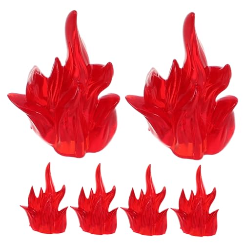 CIYODO 6 Stück Puzzle Bausteine Mini -Feuereffekte Flammenmodelle Bauen Action Fire Dekorationen Pädagogische Flammequellen Halloween -Flammenmodelle Miniaturflammblöcke Plastik rot CIYODO 6 Stück Puzzle Bausteine Mini -Feuereffekte Flammenmodelle Bauen Action Fire Dekorationen Pädagogische Flammequellen Halloween -Flammenmodelle Miniaturflammblöcke Plastik rot von CIYODO