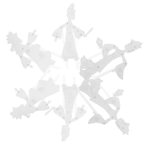 CIYODO 6 Stück Schattenspielspielzeug Menschen schneiden Papier aus Schattenfiguren für Schattenpuppentheater Chinesisches für DIY -Puppen Marionette -Kit CIYODO 6 Stück Schattenspielspielzeug Menschen schneiden Papier aus Schattenfiguren für Schattenpuppentheater Chinesisches für DIY -Puppen Marionette -Kit von CIYODO