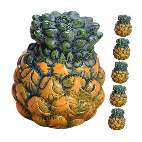 CIYODO 6 Stück Simulierte Ananasspielzeug Obst Künstliche Früchte Simulierte Fruchtmodelle Künstliches Ananas-Modell Mini-kunstfrucht Mini-Ananas-Modell Home Ornament Grün Harz CIYODO 6 Stück Simulierte Ananasspielzeug Obst Künstliche Früchte Simulierte Fruchtmodelle Künstliches Ananas-Modell Mini-kunstfrucht Mini-Ananas-Modell Home Ornament Grün Harz von CIYODO