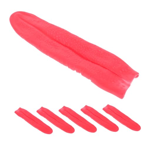 CIYODO 6 Stück Teiliges Halloween Realistisch Rote Künstliche Horrorwirkung Stabile Halloween Deko für Innen Außen Einfache Befestigung Gruselige Party Requisiten von CIYODO