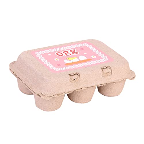 CIYODO 6 Stück Teiliges Holz Eierset Realistische Simulation Lernspielzeug für Interaktives Rollenspiel Pädagogisches Holz Eier für Eltern Junge Mädchen Aktivitäten von CIYODO