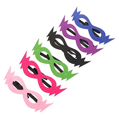 CIYODO 6 Stück Teiliges Kostüm Masken aus Filz Bunte Faschingsmasken für Karneval Halloween Maskenball und Cosplay Leicht zu Tragen Vielseitig Einsetzbar Langlebig und Angenehm CIYODO 6 Stück Teiliges Kostüm Masken aus Filz Bunte Faschingsmasken für Karneval Halloween Maskenball und Cosplay Leicht zu Tragen Vielseitig Einsetzbar Langlebig und Angenehm von CIYODO