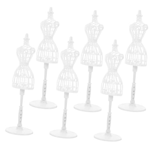 CIYODO 6 Stück Teiliges Mini Puppen Mannequin Hohlmodell Kleiderständer für Kreative Dekoration für Puppenhäuser und von CIYODO