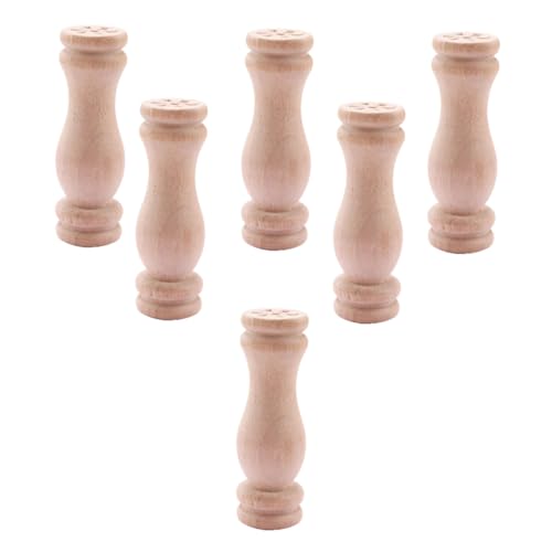 CIYODO 6 Stück Teiliges Miniatur Holzsäulen Filigrane Puppenhausmöbel Kindgerechte Dekoration Langlebiges Holzspielzeug Vielseitig für und Fotorequisiten CIYODO 6 Stück Teiliges Miniatur Holzsäulen Filigrane Puppenhausmöbel Kindgerechte Dekoration Langlebiges Holzspielzeug Vielseitig für und Fotorequisiten von CIYODO