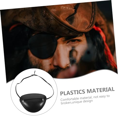 CIYODO 6 Stück Teiliges Piraten Augenklappe aus Elastischem Verstellbarem Kunststoff Komfortable Atmungsaktive Augen Maske für Cosplay Rollenspiele und Halloween Partys CIYODO 6 Stück Teiliges Piraten Augenklappe aus Elastischem Verstellbarem Kunststoff Komfortable Atmungsaktive Augen Maske für Cosplay Rollenspiele und Halloween Partys von CIYODO