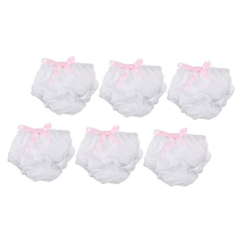 CIYODO 6 Stück Teiliges Puppenunterwäsche aus Leichtem Klassische Panties für Spielpuppen für Rollenspiel Kreativität und Fantasie CIYODO 6 Stück Teiliges Puppenunterwäsche aus Leichtem Klassische Panties für Spielpuppen für Rollenspiel Kreativität und Fantasie von CIYODO