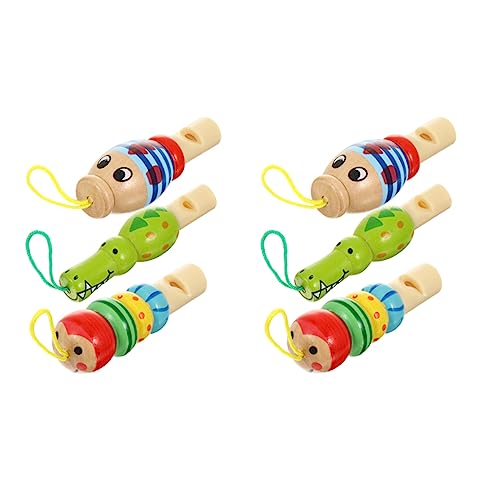 CIYODO 6 Stück Tier Kleine Pfeife Musikalisches Babyspielzeug Tierisches Pfeifenspielzeug Kinderspielzeug Pfeifenspielzeug Aus Holz Tierische Holzpfeife Hölzern CIYODO 6 Stück Tier Kleine Pfeife Musikalisches Babyspielzeug Tierisches Pfeifenspielzeug Kinderspielzeug Pfeifenspielzeug Aus Holz Tierische Holzpfeife Hölzern von CIYODO