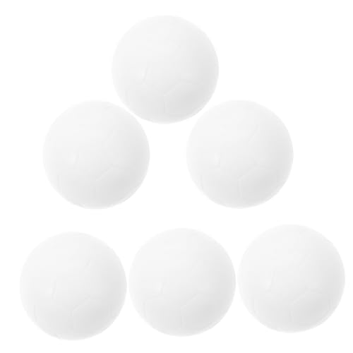 CIYODO Tischfußball-Set – 6 Weiße 36-mm-mini-fußbälle – Für Das Spielen Im Innenbereich von CIYODO