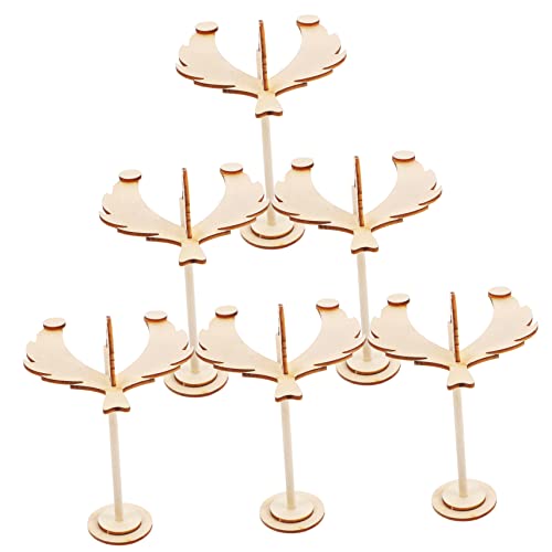 CIYODO 6 Stück Zusammengebauter Holztank DIY Vogel Ornament Tankspielzeug Gleichgewicht Physik Holzspielzeug Balanciervogel Spielzeug Holzbalancierender Vogel Holzadler von CIYODO