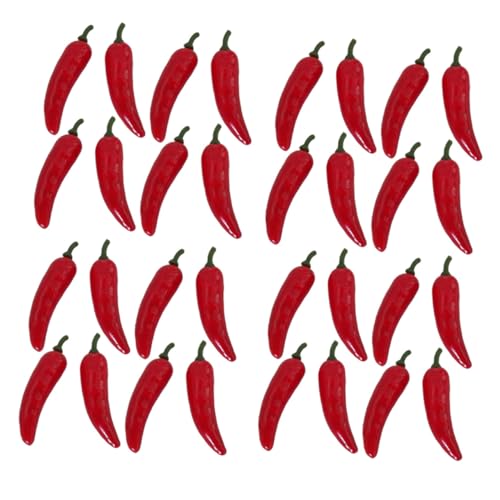 CIYODO 60 Stück Mini-kunstpaprika Künstliche Lebensechte Paprikamodelle Dekoration Für Küche Und Veranstaltungen CIYODO 60 Stück Mini-kunstpaprika Künstliche Lebensechte Paprikamodelle Dekoration Für Küche Und Veranstaltungen von CIYODO