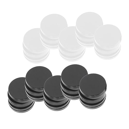 CIYODO 60 Stück Schachfiguren Für Brettspiele Weiße Backgammon-Figuren Runde Schachzubehörteile Praktische Schachfiguren von CIYODO
