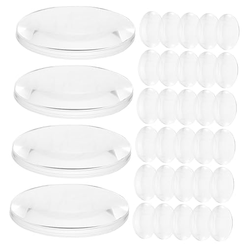 CIYODO 60 Stück bikonvexe Linse gebogen konvexe Linsen Lupenwissenschaft Lehre groß Teleskopstange Linsenphysik für das Labor Lernhilfen für Experimente Acryl Transparent CIYODO 60 Stück bikonvexe Linse gebogen konvexe Linsen Lupenwissenschaft Lehre groß Teleskopstange Linsenphysik für das Labor Lernhilfen für Experimente Acryl Transparent von CIYODO