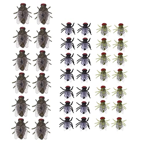 CIYODO 60Stücke Gruselige Streichspielzeuge Insekten Modelle Für Halloween Pranks Fake Lustige Streiche Für Erwachsene von CIYODO