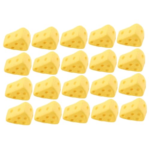 CIYODO 60st Simulierter Käse Auslegerteile Hohlteile Kuchenschaber Falsche Käsekuchen Dessertbehälter Retro-Container Dreidimensionale Isoliertasche Gefälschte Kuchen Yellow Plastik CIYODO 60st Simulierter Käse Auslegerteile Hohlteile Kuchenschaber Falsche Käsekuchen Dessertbehälter Retro-Container Dreidimensionale Isoliertasche Gefälschte Kuchen Yellow Plastik von CIYODO