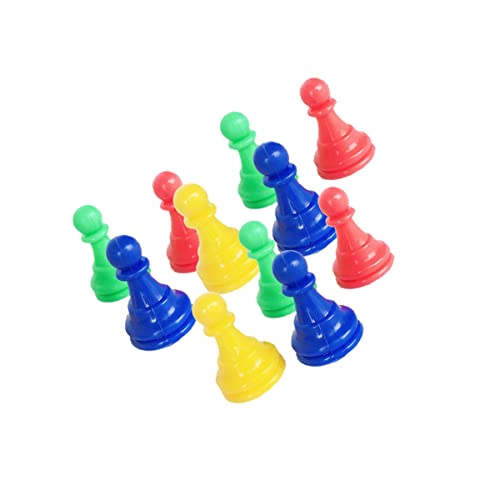 CIYODO 64 Stück Teiliges Bunter Kunststoff Schachfiguren Ersatzstücke für Brettspiele für Schachliebhaber und Fördert die und Formerkennung CIYODO 64 Stück Teiliges Bunter Kunststoff Schachfiguren Ersatzstücke für Brettspiele für Schachliebhaber und Fördert die und Formerkennung von CIYODO