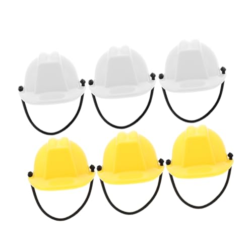 CIYODO 6Stücke Mini Bauhelm für Puppen Puppenhelme Leuchtenden Farben Dekorative Sicherheitshelme für Spielzimmer und DIY Projekte CIYODO 6Stücke Mini Bauhelm für Puppen Puppenhelme Leuchtenden Farben Dekorative Sicherheitshelme für Spielzimmer und DIY Projekte von CIYODO