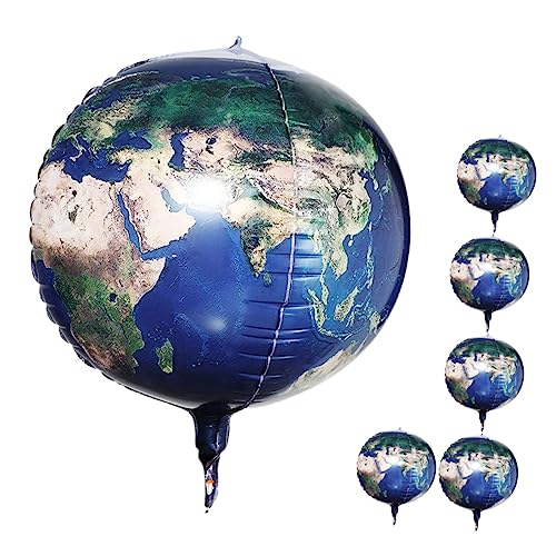 CIYODO 6Stücke Planetballons aus Aluminiumfolie Erde Design Partydekoration für Geburtstagsfeiern Hochzeiten und Events Langlebig und Farbenfroh Foto Requisiten CIYODO 6Stücke Planetballons aus Aluminiumfolie Erde Design Partydekoration für Geburtstagsfeiern Hochzeiten und Events Langlebig und Farbenfroh Foto Requisiten von CIYODO