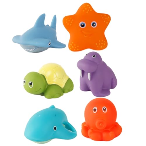 CIYODO 6Stücke Teiliges Badespielzeug für Kleinkinder Schwimmende Cartoon Tiere mit Wärmeverfärbung für Sicheres Fördert Kreativität und Farbwahrnehmung CIYODO 6Stücke Teiliges Badespielzeug für Kleinkinder Schwimmende Cartoon Tiere mit Wärmeverfärbung für Sicheres Fördert Kreativität und Farbwahrnehmung von CIYODO