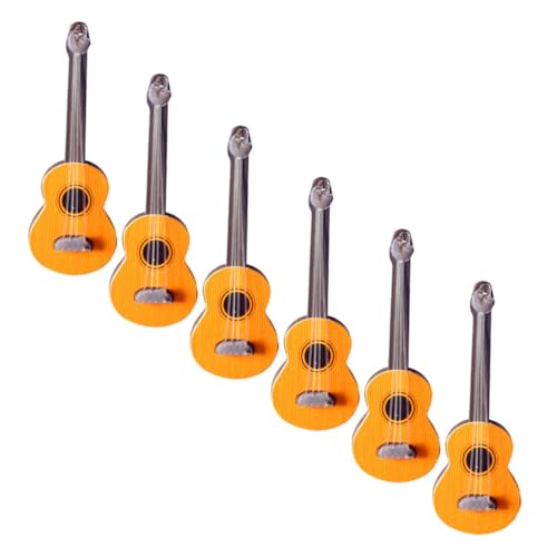 CIYODO 6Stücke Teiliges Gitarrenhandwerk für Puppenhausminiaturen Klassische und Gitarre Modelle Zubehör für Musikliebhaber und Kreative Heimdekoration CIYODO 6Stücke Teiliges Gitarrenhandwerk für Puppenhausminiaturen Klassische und Gitarre Modelle Zubehör für Musikliebhaber und Kreative Heimdekoration von CIYODO