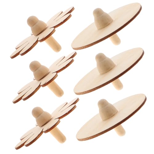 CIYODO 6Stücke Unbemalte Holz DIY Bastelspielzeug für Kreatives aus Natürlichem Holz Fördert Fantasie und Motorische Fähigkeiten Vielseitig Einsetzbar für Zuhause und Schule CIYODO 6Stücke Unbemalte Holz DIY Bastelspielzeug für Kreatives aus Natürlichem Holz Fördert Fantasie und Motorische Fähigkeiten Vielseitig Einsetzbar für Zuhause und Schule von CIYODO