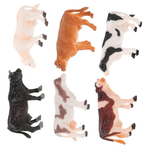 CIYODO 6er Set Miniatur Rinder Figuren Realistische Tierornamente Für Garten Und Bauernhof Perfekt Für Und Sammler Mini Farm Szene Deko Figuren CIYODO 6er Set Miniatur Rinder Figuren Realistische Tierornamente Für Garten Und Bauernhof Perfekt Für Und Sammler Mini Farm Szene Deko Figuren von CIYODO