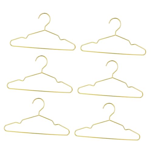 CIYODO 6pcs Gold Mini Kleiderbügel Für Puppenkleidung Miniatur Kleiderbügel Für Puppenhaus Kleine Kleiderbügel Für Schmuckausstellungen CIYODO 6pcs Gold Mini Kleiderbügel Für Puppenkleidung Miniatur Kleiderbügel Für Puppenhaus Kleine Kleiderbügel Für Schmuckausstellungen von CIYODO