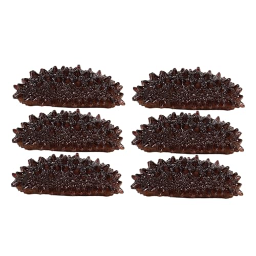 CIYODO 6st Mini-seegurke Gefälschte Seegurke Künstliches Seegurkenmodell Kognitives Modell Der Seeschnecke Trepang-stütze Desktop-seegurke Restaurant-Modell- Dark Brown PVC CIYODO 6st Mini-seegurke Gefälschte Seegurke Künstliches Seegurkenmodell Kognitives Modell Der Seeschnecke Trepang-stütze Desktop-seegurke Restaurant-Modell- Dark Brown PVC von CIYODO