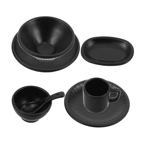 CIYODO 7 Stück Teiliges Miniatur Metallgeschirr Set Langlebige Mini Schalen Teller Tassen Realistische Japanische Puppenhaus Tischdekoration Robustes Legierungsmaterial für Miniatur CIYODO 7 Stück Teiliges Miniatur Metallgeschirr Set Langlebige Mini Schalen Teller Tassen Realistische Japanische Puppenhaus Tischdekoration Robustes Legierungsmaterial für Miniatur von CIYODO
