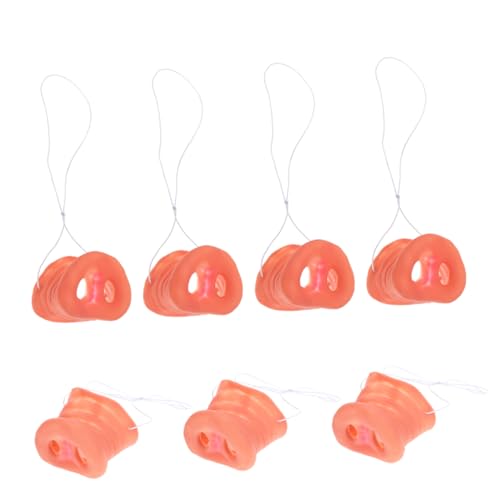 CIYODO 7 Stück Teiliges Schweinenasen mit Elastischem Band Atmungsaktive Leichte Tier für Bequeme Passform für Halloween Kostüm Rollenspiel Party und Cosplay CIYODO 7 Stück Teiliges Schweinenasen mit Elastischem Band Atmungsaktive Leichte Tier für Bequeme Passform für Halloween Kostüm Rollenspiel Party und Cosplay von CIYODO