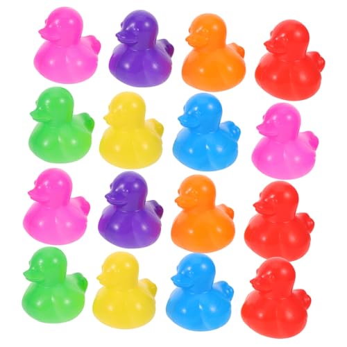 CIYODO 70 Stück Bälle in Entenform Bunte PE Kunststoff Schwimmbadspielzeuge für Junge Mädchen Vielseitig Einsetzbar für Indoor Planschbecken Badewanne Poolspaß und Wasseraktivitäten von CIYODO