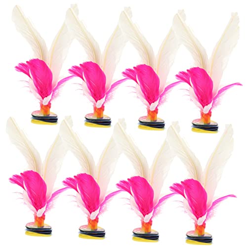 CIYODO 8 Stck. Federsehne stressabbau dekompressionsspielzeug Spaßiges Fun Toy Leichtgewichtiges Sportbedarf Kick Federball Federball treten Gummi von CIYODO