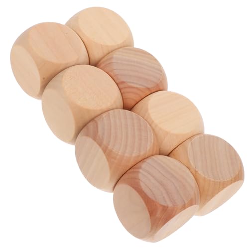 CIYODO 8 Stück Blanko Holzwürfel Unlackierte DIY Würfel für Bastelprojekte Partyspiele und Kreative Aktivitäten Vielseitig Einsetzbar für Bildung und Spaß CIYODO 8 Stück Blanko Holzwürfel Unlackierte DIY Würfel für Bastelprojekte Partyspiele und Kreative Aktivitäten Vielseitig Einsetzbar für Bildung und Spaß von CIYODO
