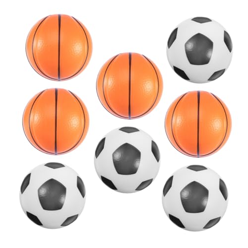 CIYODO 8 Stück Dekompressionsball Mini drinnen Stress Basketball-Squeeze-Ball Kleiner Basketball Sportbälle quetschen Kleine Fußballkugeln Sportspielzeug kleine sportbälle Pu CIYODO 8 Stück Dekompressionsball Mini drinnen Stress Basketball-Squeeze-Ball Kleiner Basketball Sportbälle quetschen Kleine Fußballkugeln Sportspielzeug kleine sportbälle Pu von CIYODO