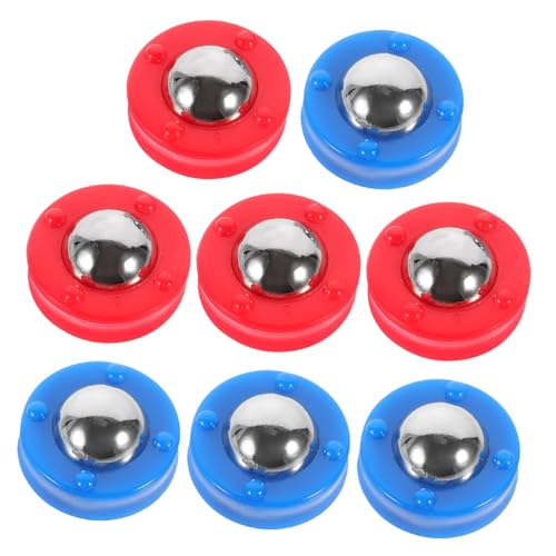 CIYODO 8 Stück Garnelenbrett Tischplatte WHO Sport Fußball tischfussballtisch Foosball tischkicker zubehör tischfussball mini gleitende Kugeln Tischspiel rollende Perlen Stahl von CIYODO