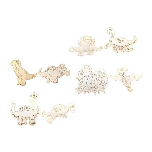 CIYODO 8 Stück Handbemalte Dinosaurierholzscheiben Dinosaurier-Puzzle Dinosaurierfiguren -Dinosaurier Jungs Mini Dinosaurier-fingerspielzeug Dinosaurier-geburtstagsdekoration CIYODO 8 Stück Handbemalte Dinosaurierholzscheiben Dinosaurier-Puzzle Dinosaurierfiguren -Dinosaurier Jungs Mini Dinosaurier-fingerspielzeug Dinosaurier-geburtstagsdekoration von CIYODO