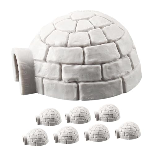 CIYODO 8 Stück Iglu-Modell Mini-Modell Miniaturfigur Iglu-Figur Weihnachtspuppenhaus-Miniaturen Feenhäuser für Wohnkultur Figuren für Kleinkinder Harz Weiß CIYODO 8 Stück Iglu-Modell Mini-Modell Miniaturfigur Iglu-Figur Weihnachtspuppenhaus-Miniaturen Feenhäuser für Wohnkultur Figuren für Kleinkinder Harz Weiß von CIYODO
