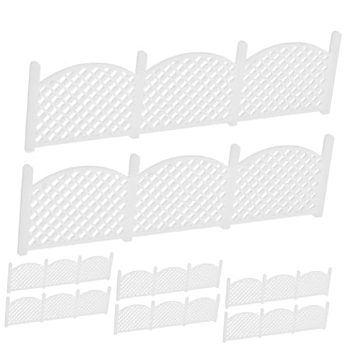CIYODO 8 Stück Miniatur-gartenzaun Puppenhaus Mini-Zaun-Ornament DIY Kleines Zaunmodell CIYODO 8 Stück Miniatur-gartenzaun Puppenhaus Mini-Zaun-Ornament DIY Kleines Zaunmodell von CIYODO
