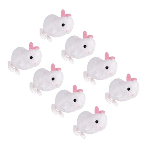 CIYODO 8 Stück Plüsch Wind Up Kaninchen für Kleinkinder Fördert Krabbeln und Laufen Niedliches Design zur Stärkung der Hand Augen Koordination für Jungen von CIYODO