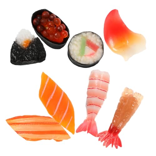 CIYODO 8 Stück Simulation Sushi Onigiri: Lebensechtes Lebensmittelmodell Künstliches Lebensechtes Für Wohnkultur Gefälschte Lebensmittel Fotografie Requisiten Partydekorationen CIYODO 8 Stück Simulation Sushi Onigiri: Lebensechtes Lebensmittelmodell Künstliches Lebensechtes Für Wohnkultur Gefälschte Lebensmittel Fotografie Requisiten Partydekorationen von CIYODO