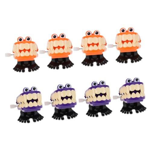 CIYODO 8 Stück Sprungspielzeug Mund Halloween Party mit springenden Zähnen kreatives Aufziehspielzeug Cartoon -Designspielzeug Festival - Plastik Zufällige Farbe CIYODO 8 Stück Sprungspielzeug Mund Halloween Party mit springenden Zähnen kreatives Aufziehspielzeug Cartoon -Designspielzeug Festival - Plastik Zufällige Farbe von CIYODO