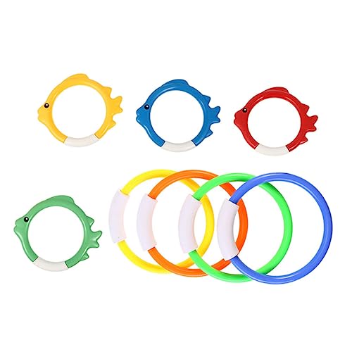 CIYODO 8 Stück Tauchring Tauchbecken Für Für Ringe Tauchtrainingsspielzeug Schwimmen Tauchring Tauchtrainingsring Wasserspielzeug Tauchgreifspiel Aus Zufällige Farbe CIYODO 8 Stück Tauchring Tauchbecken Für Für Ringe Tauchtrainingsspielzeug Schwimmen Tauchring Tauchtrainingsring Wasserspielzeug Tauchgreifspiel Aus Zufällige Farbe von CIYODO