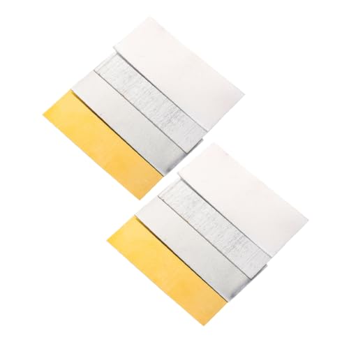 CIYODO 8 Stück Teiliges Batterie Experiment mit Kupfer Aluminium und Eisenplatten für DIY Fruchtbatterie Wissenschaftliche Experimente für Grundschulkinder Pure Zinkanoden für Schulische von CIYODO