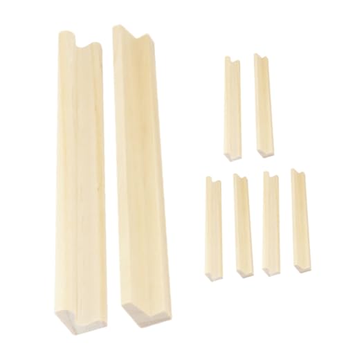 CIYODO 8 Stück Teiliges Holz Domino Tablett mit Eleganter Natürlicher Holzoptik Stabiler Domino Halter und Display Basis Multifunktionale Buchstabenständer für DIY Spiele und CIYODO 8 Stück Teiliges Holz Domino Tablett mit Eleganter Natürlicher Holzoptik Stabiler Domino Halter und Display Basis Multifunktionale Buchstabenständer für DIY Spiele und von CIYODO
