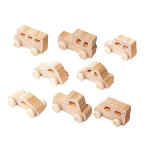 CIYODO 8 Stück Teiliges Holzauto Bastelset zum Bemalen Unlackierte DIY Spielzeuge für Kreative Holzmodelle für Malprojekte für Handwerksaktivitäten und Kreative Freizeitgestaltung CIYODO 8 Stück Teiliges Holzauto Bastelset zum Bemalen Unlackierte DIY Spielzeuge für Kreative Holzmodelle für Malprojekte für Handwerksaktivitäten und Kreative Freizeitgestaltung von CIYODO