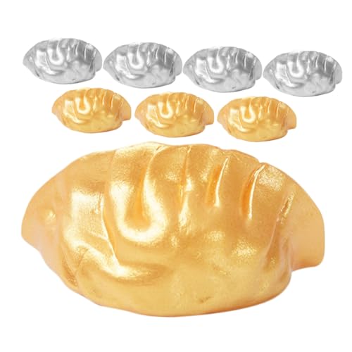 CIYODO 8 Stück Teiliges Künstliche Dumpling Modelle Realistische Imitation für Restaurantdekoration Fotografie und Rollenspiel für Sicheres Material Fördert Kreativität und Motorische von CIYODO