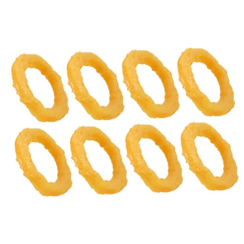 CIYODO 8 Stück Teiliges Künstliche Frittierte Tintenfischringe Realistische Food Dekoration Verschleißfest Detailgetreues Modell für Fotografie Restaurantdeko Spielküche CIYODO 8 Stück Teiliges Künstliche Frittierte Tintenfischringe Realistische Food Dekoration Verschleißfest Detailgetreues Modell für Fotografie Restaurantdeko Spielküche von CIYODO